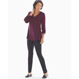 Soma Vanishing Black Pull On Pants Size Large